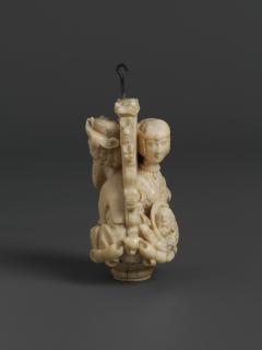 Rosary bead, 2 faces (chapelet) (Side)