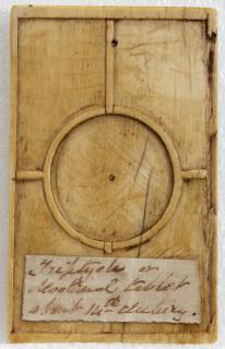 Writing tablet, 1 register, 3 arches across (plaquette; frise d'arcatures; tablette à écrire) (Back)