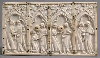 Casket, with arches (coffret; frise d'arcatures) (Lid)