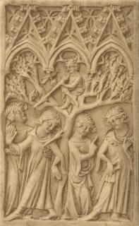 Panel, 1 register, 3 arches across (frise d'arcatures; plaquette) (Front)