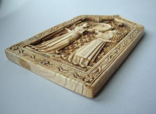 Ogee-shaped centre panel (fragment of a triptych); known as the Reliquary of saint Martha (Side)