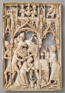 Openwork panel, 3 arches across (frise d'arcatures; plaque ajourée) (Front)