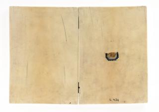 Diptych, 2 registers, 6 arches across (frise d'arcature; colonnettes) (Back)