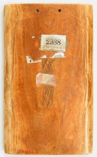Panel, 1 register, 1 arch across (plaquette) (Back)