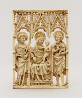 Openwork panel, 1 register, 3 arches across (frise d'arcatures; plaque ajourée) (Front)