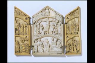 Wings (part of a gabled triptych), 3 registers (Front)