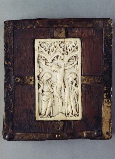Panel, 1 register, 1 full and 2 half arches across (plaquette; frise d'arcatures) (Front)