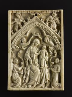 Panel, 1 register, 1 arch across, band of rosettes (plaquette; décor de roses) (Front)