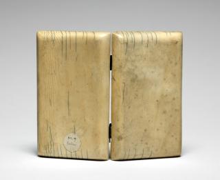 Diptych, 1 register, 2 arches across (frise d'arcatures) (Back)