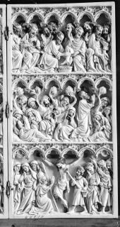 Diptych, 3 registers, 6 arches across (frise d'arcatures) (Wing, right)