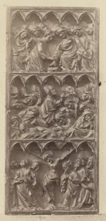 Wing, right (part of a diptych), 3 registers, 5 arches across (frise d'arcatures) (Front)