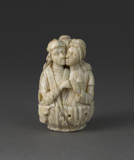 Rosary bead, 2 faces (chapelet)