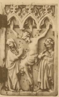 Double-sided diptych, 1 register, 3 arches across (plaquettes; frise d'arcatures) (Side 2)