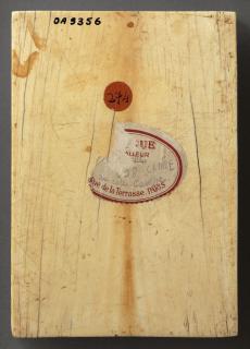 Wing, right (part of a diptych), 1 register, 3 arches across (frise d'arcature; plaquette) (Back)
