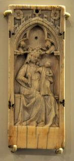 Panel (possibly fragment of a polyptych), 1 register, 1 arch across (plaquette) (Front)