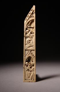 Wing, right (fragment of a gabled polyptych), 2 registers (Front)