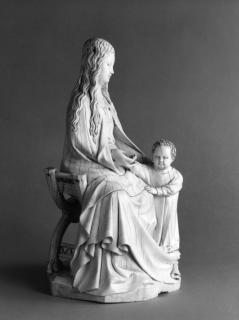 Statuette; known as Laval Virgin (Vierge de Laval) (Side)