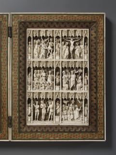 Openwork diptych, 3 registers (plaques ajourée) (Wing, right)