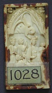 Writing tablet, 1 register, 1 arch across (plaquette; tablette à écrire) (Front)
