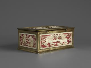 Casket (coffret), with openwork panels (plaques ajourées) (Body, back)