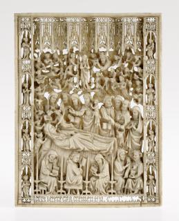 Openwork panel (possibly part of a diptych; plaque ajourée; frise d'arcatures) (Front)