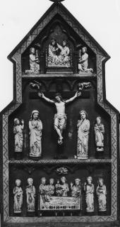 Gabled triptych, 3 registers (Centre panel)