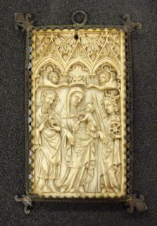 Writing tablet, 1 register, 3 arches across (frise d'arcatures; plaquette; tablette à écrire) (Front)