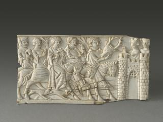 End panel, 1 register (fragment of a casket; coffret) (Front)