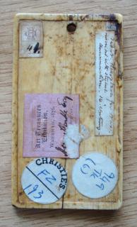 Writing tablet, 1 register, 1 full and 2 half arches across (plaquette; frise d'arcatures; tablette à écrire) (Back)