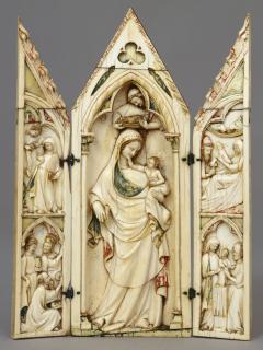 Gabled triptych (tabernacle) (Front)