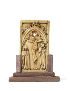 Panel (pax), 1 register, 1 arch across (plaquette; baiser de paix) (Front)