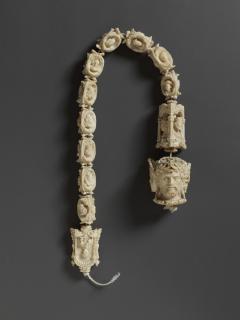 Rosary, 13 beads, 2 and 3 faces (chapelet)