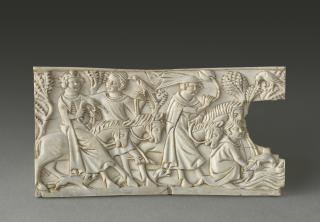 End panel, 1 register (fragment of a casket; coffret) (Front)