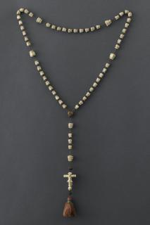 Complete rosary of 58 beads, 4 faces (chapelet)