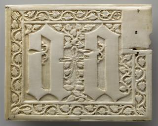 Panel (fragment of a casket), 1 register (coffret) (Front)