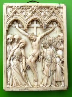 Pax, 1 register, 3 arches across (frise d'arcatures; plaquette; baiser de paix) (Front)