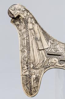 Saddle (selle) (Detail, left side)
