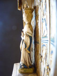 Polyptych (tabernacle) (Detail, side)