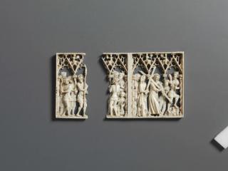 Openwork panels, 4 registers, 3 arches across (plaques ajourées; frise d'arcatures) (Front)