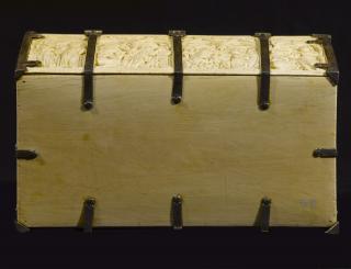Casket, with arches, quatrefoils, rosettes (coffret; frise d'arcatures; quatre-feuilles) (Bottom)