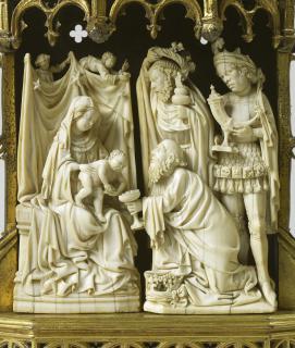 Group, remounted as a pax (baiser de paix) (Detail)