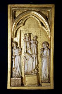 Reliefs (appliqués; fragments of polyptych; tabernacle) (Front)