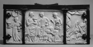 Casket, with arches (coffret; frise d'arcatures) (Back)