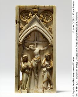 Diptych, 1 register, 1 arch across (plaquettes) (Wing, right, front)