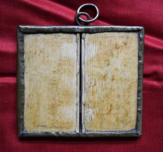 Writing tablets, 1 register, 1 full and 2 half arches across (frise d'arcatures; plaquettes; tablettes à écrire) (Back)