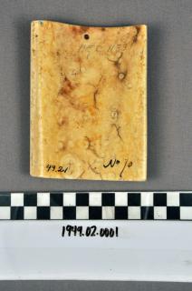 Panel, 1 register, 3 arches across (plaquette; frise d'arcatures) (Back)