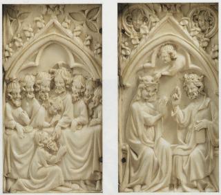 Double-sided panel, 1 register, 1 arch across (plaquette) (Front)
