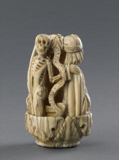Rosary bead, 2 faces (chapelet)