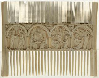 Comb (peigne double; frise d'arcatures; colonnettes) (Side 2)