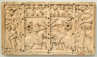 Fragment of a casket (lid) (coffret) (Front)